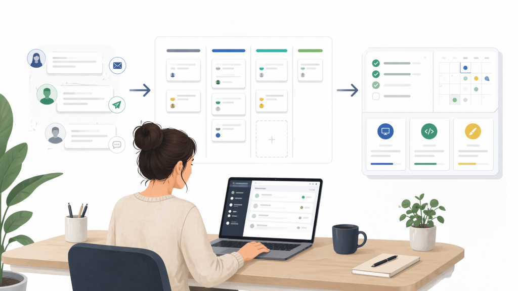 Minimalny system dla freelancera do ogarniania klientów i projektów